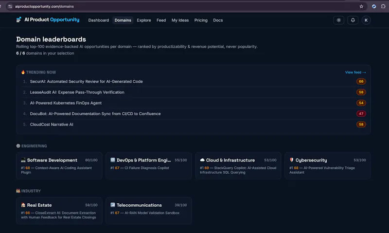 AI Product Opportunity screenshot 1