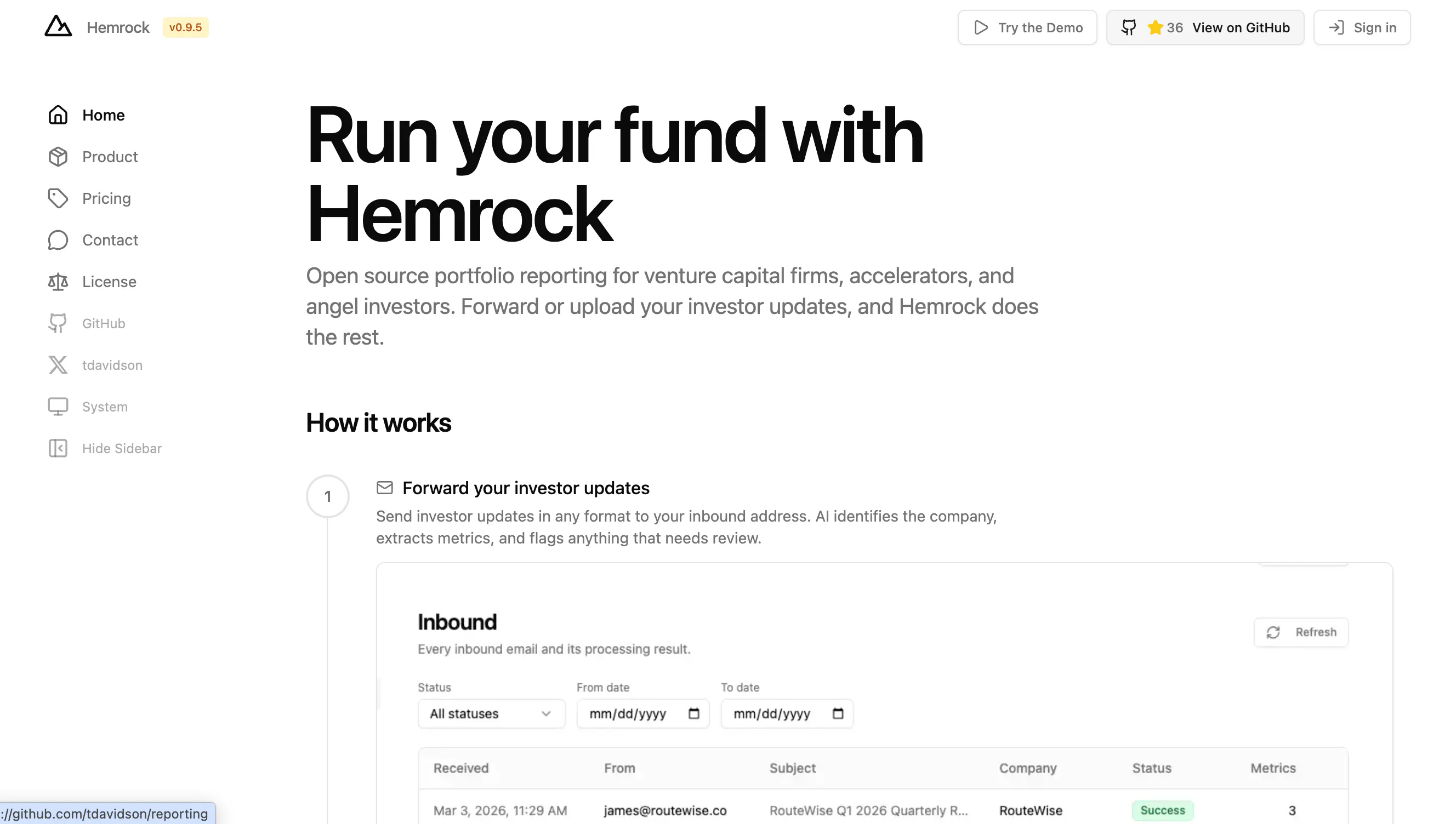 Portfolio Reporting by Hemrock