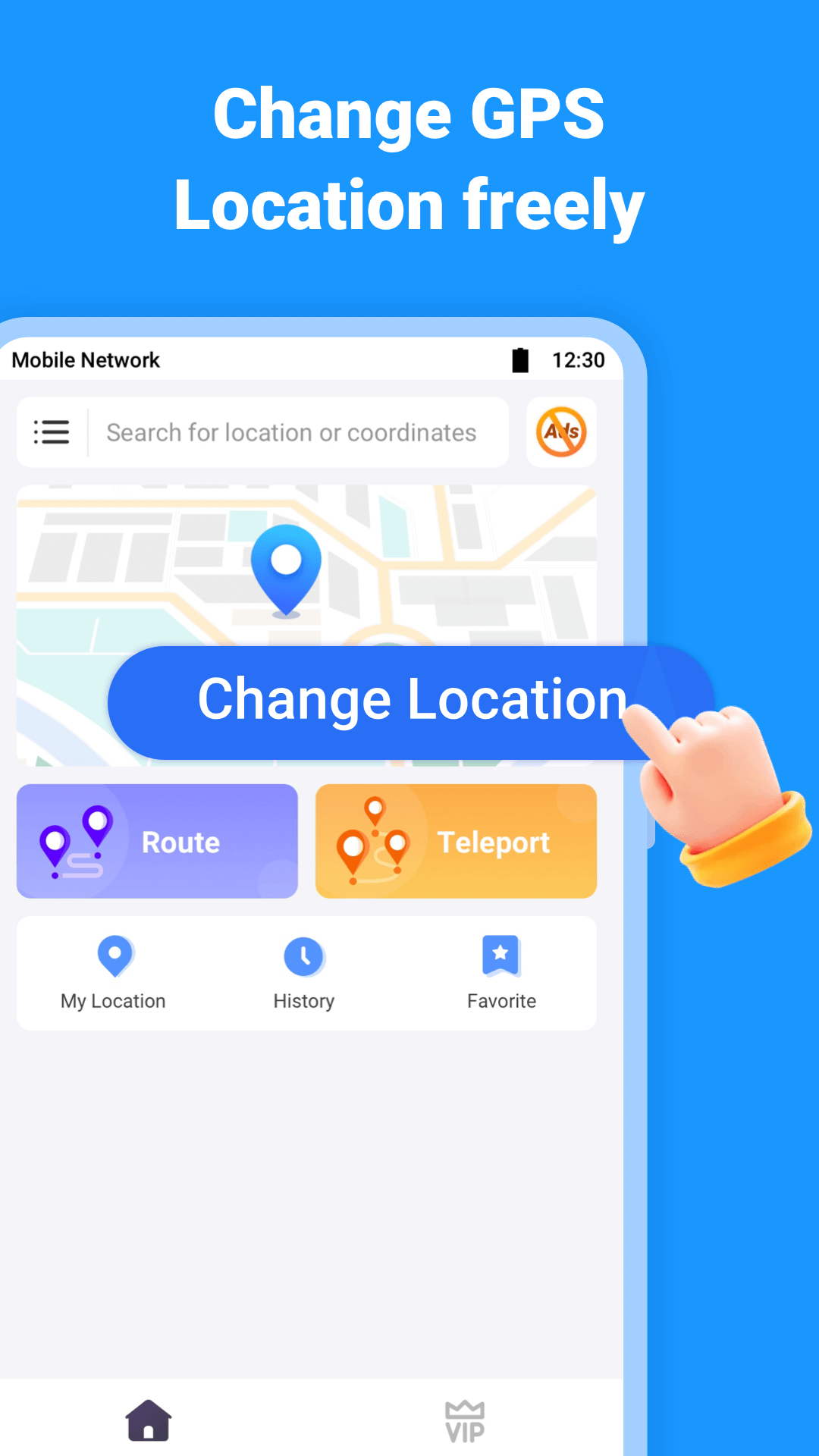 Spoofer GPS - Posizione GPS falsa media 2