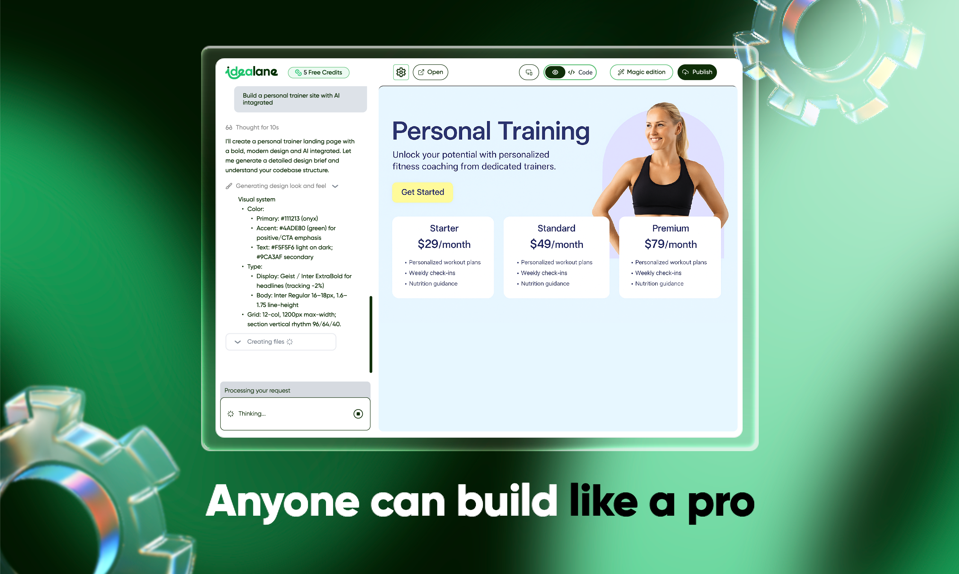idealane - Screenshot 2 showing product features and functionality