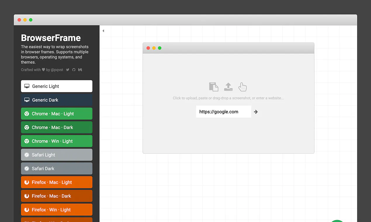 Browser Frame Dimensions Browser Frame - pick.tools - Pick smarter, build faster.