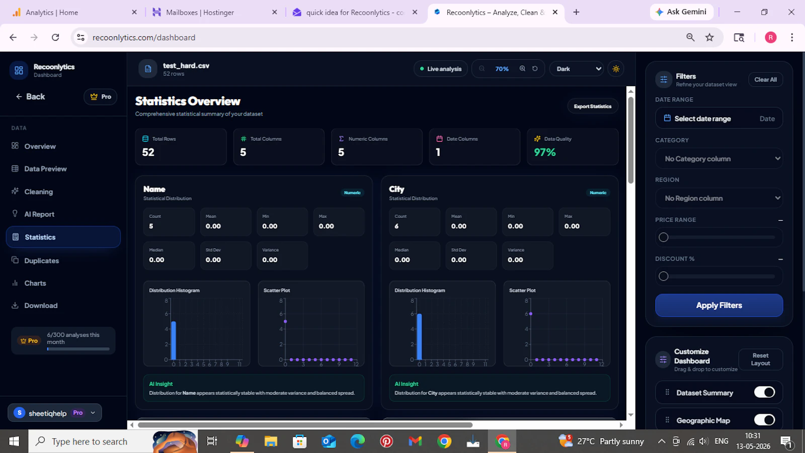 Recoonlytics screenshot 7