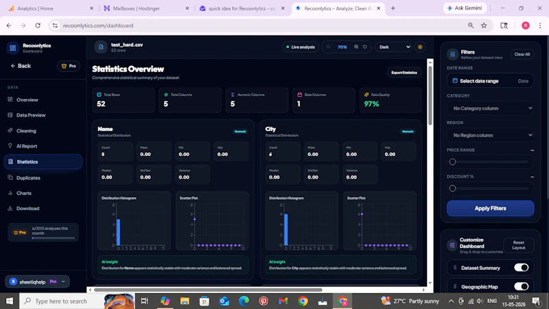 Recoonlytics screenshot 7
