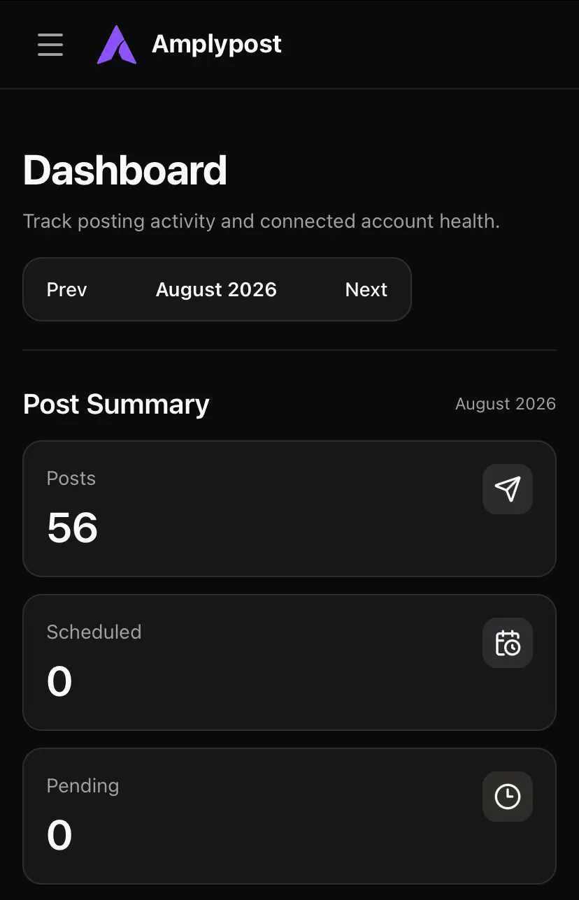 Amplypost screenshot