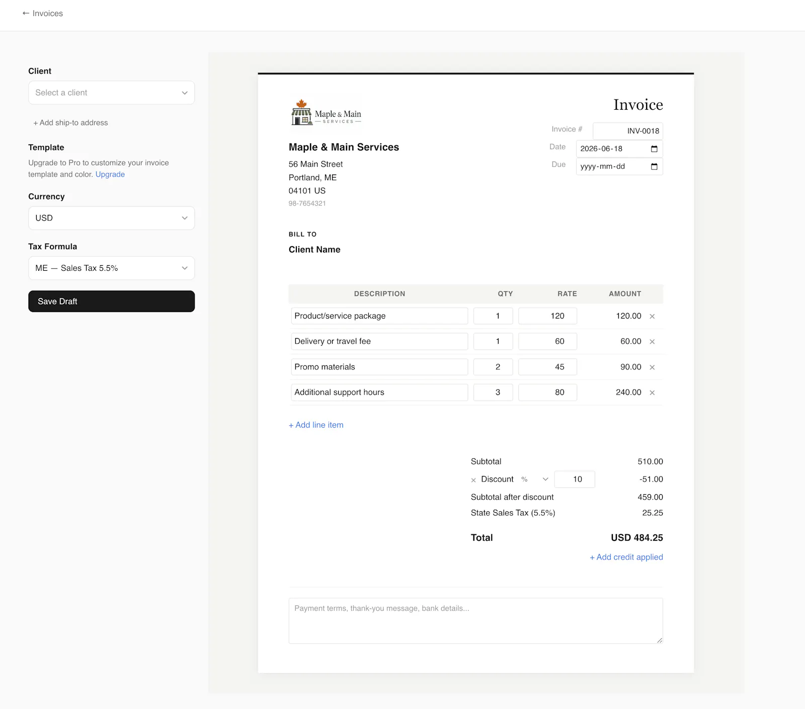 InvoiceCast screenshot 3