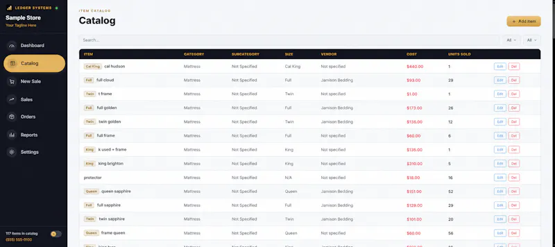 Ledger Systems screenshot 1