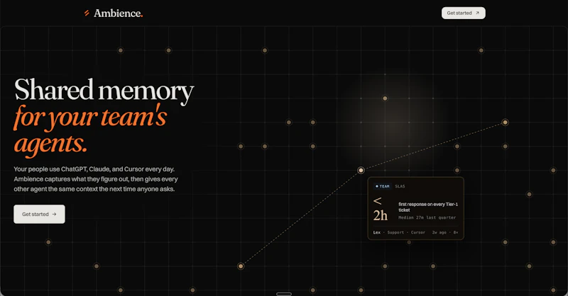 Ambience: Institutional Context Layer screenshot 1