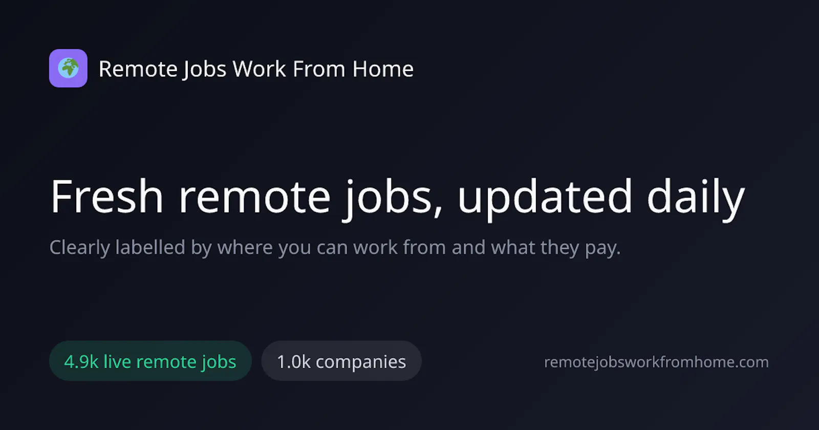 Remote Jobs Work From Home screenshot 1