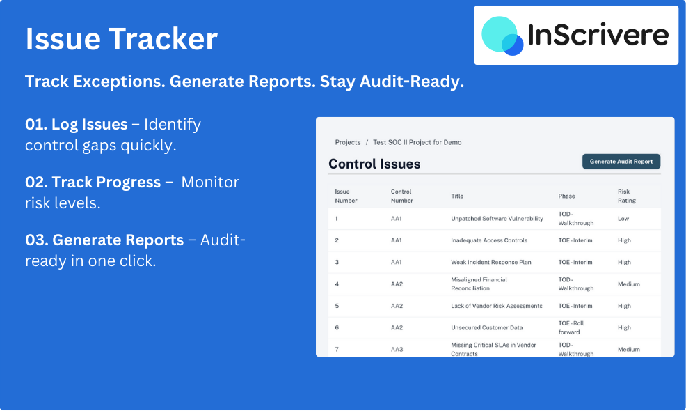 Média Inscrire - Simplification de la documentation d'audit et de la gestion GRC. 2