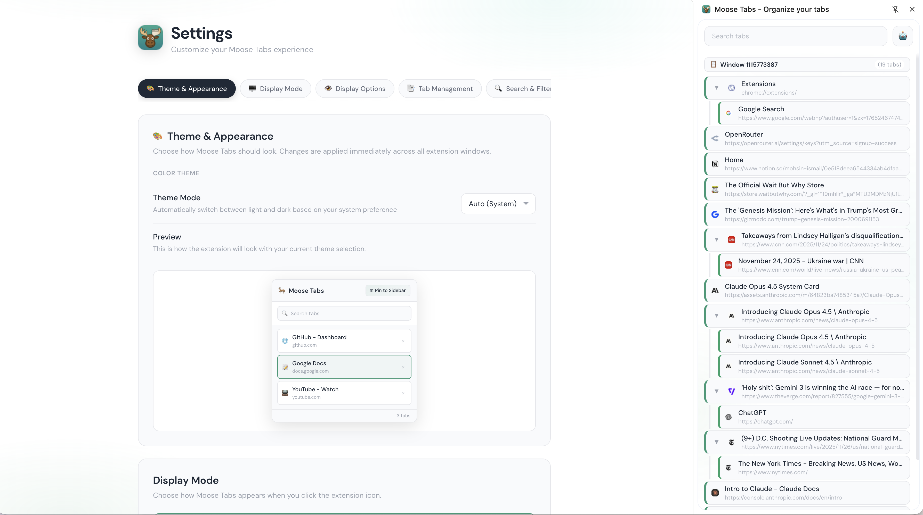 Moose Tabs gallery image
