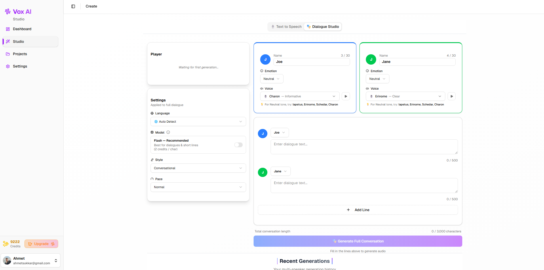 Vox AI Studio gallery image