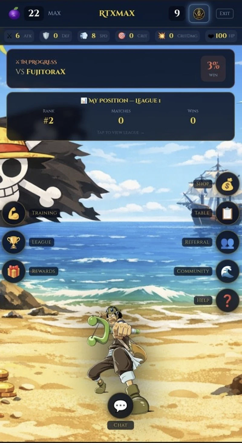 Pirate Arena OnePiece League Battle Game screenshot 1