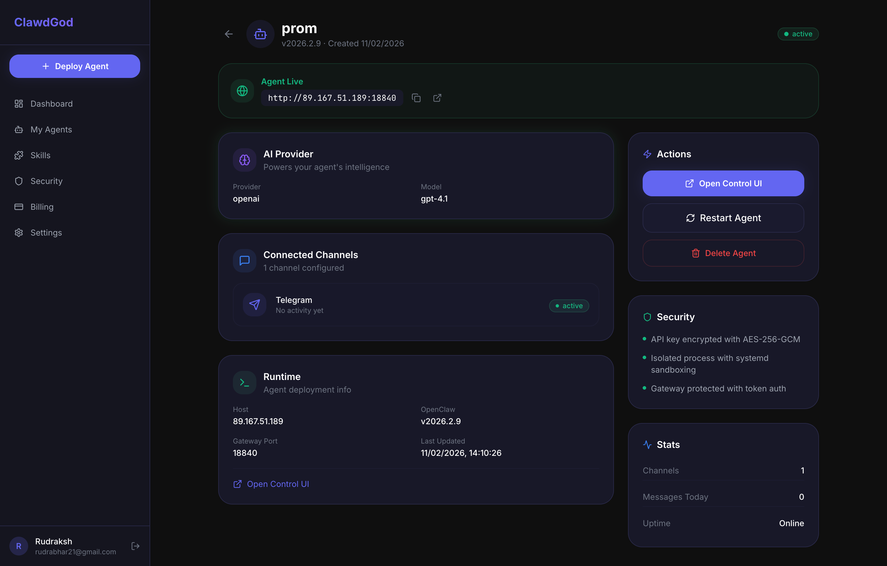 ClawdGod gallery image