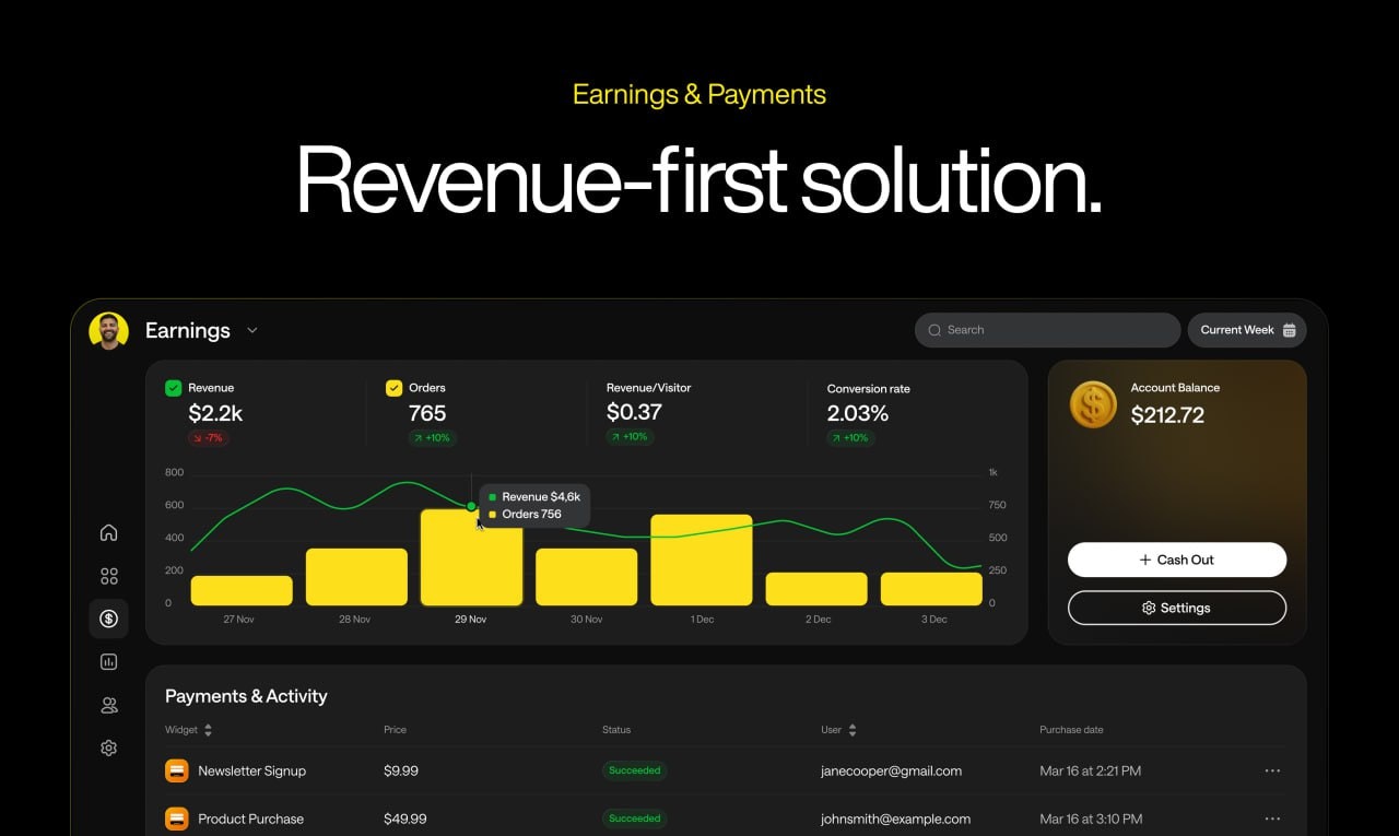 Tapmy - Screenshot 2 showing product features and functionality