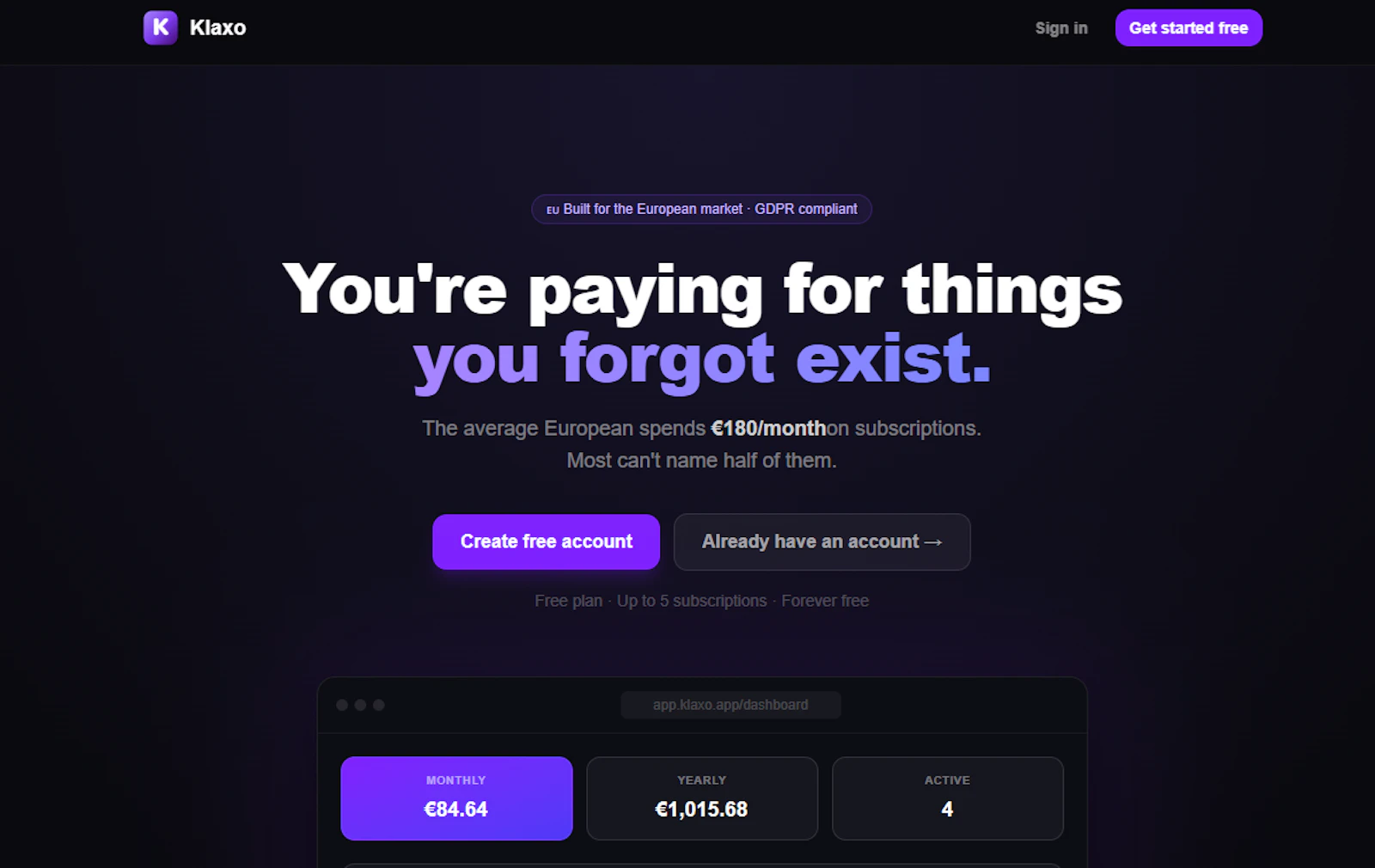 Klaxo screenshot 1