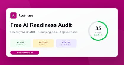 Recomaze GEO Audit gallery image