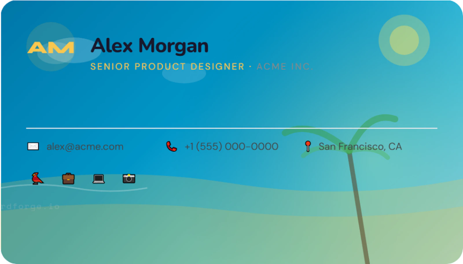 CardForge Digital Business Card Creator screenshot 5