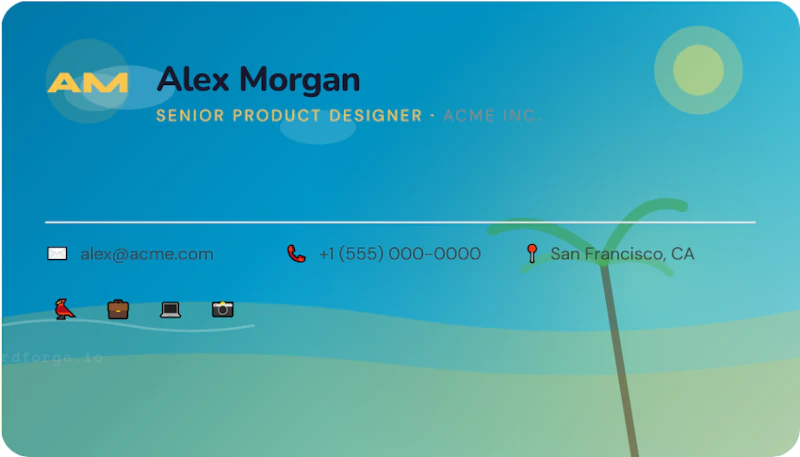 CardForge Digital Business Card Creator screenshot 5