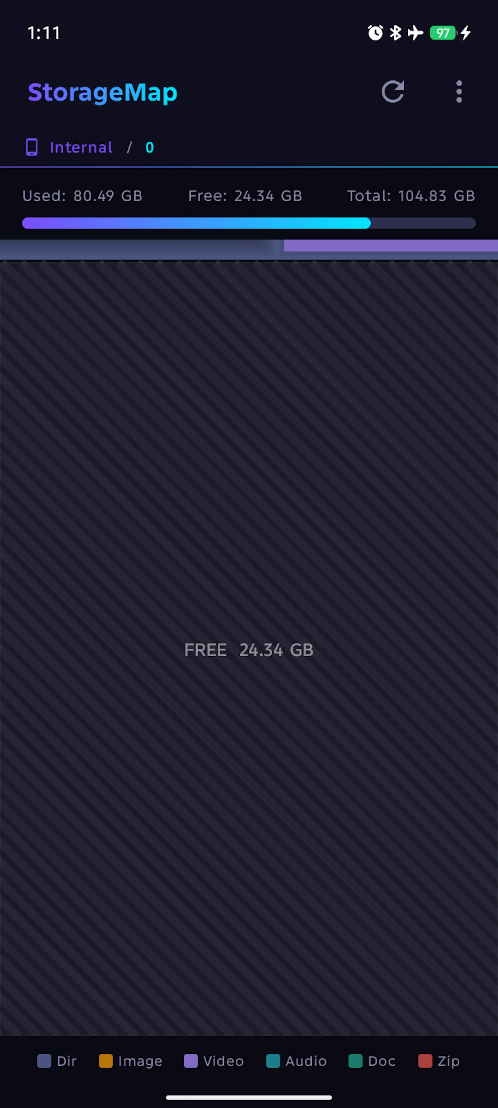 Storage Map screenshot 2