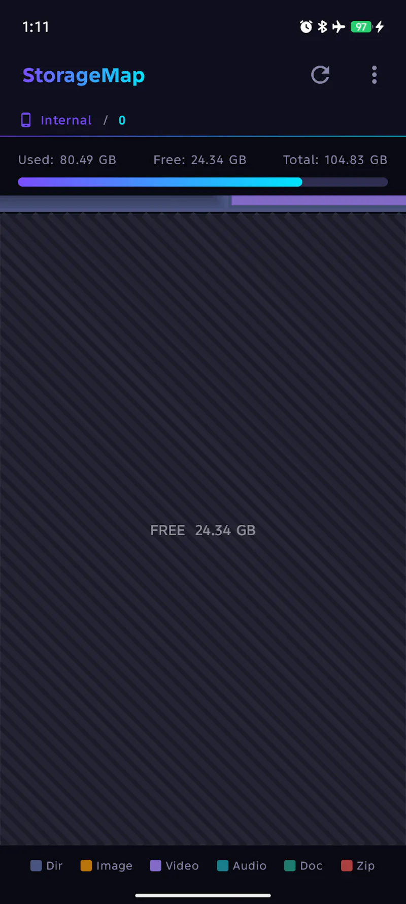 Storage Map screenshot 2