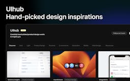 UIhub - Hand-picked design inspirations media 1