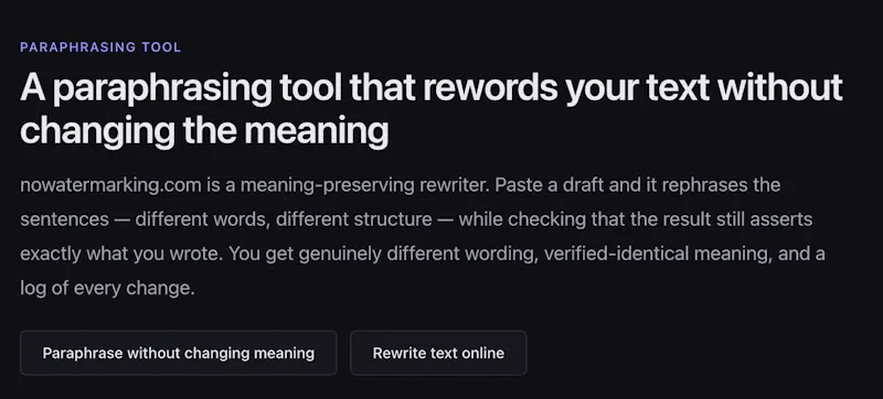 No Watermarking - remove AI watermark screenshot 3