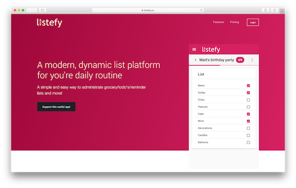 Listefy gallery image