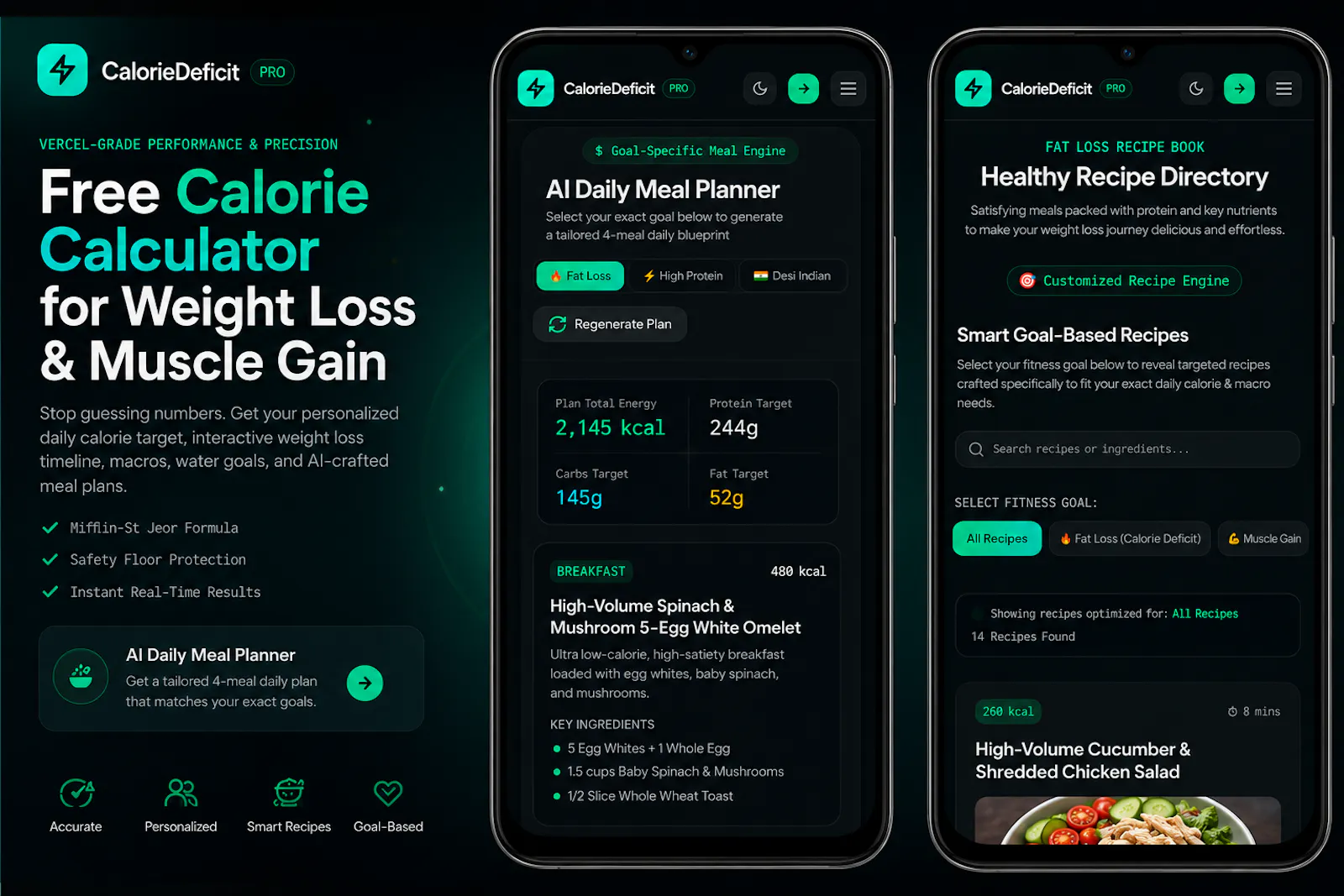 Calorie Deficit Calculator screenshot 2