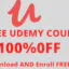 220+Best Free Udemy Course Free Enroll