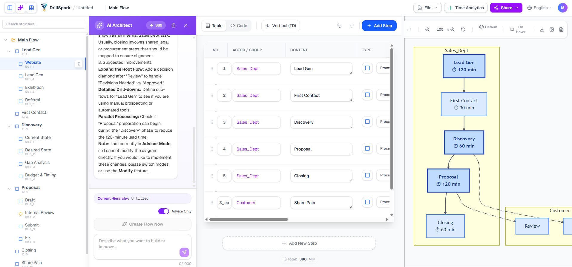 DrillSpark - Screenshot 2 showing product features and functionality