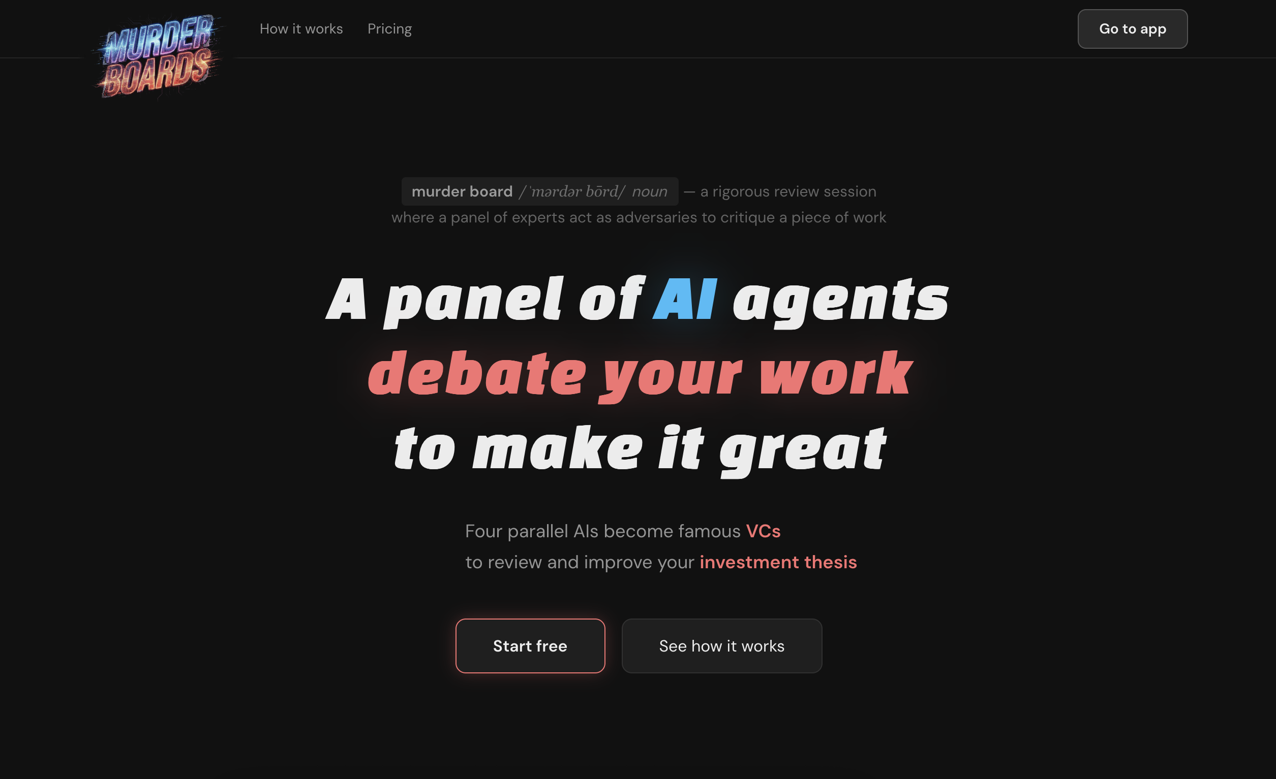 MurderBoards gallery image