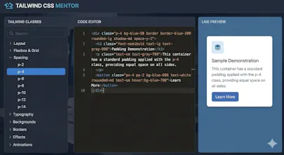 Tailwind CSS Mentor gallery image