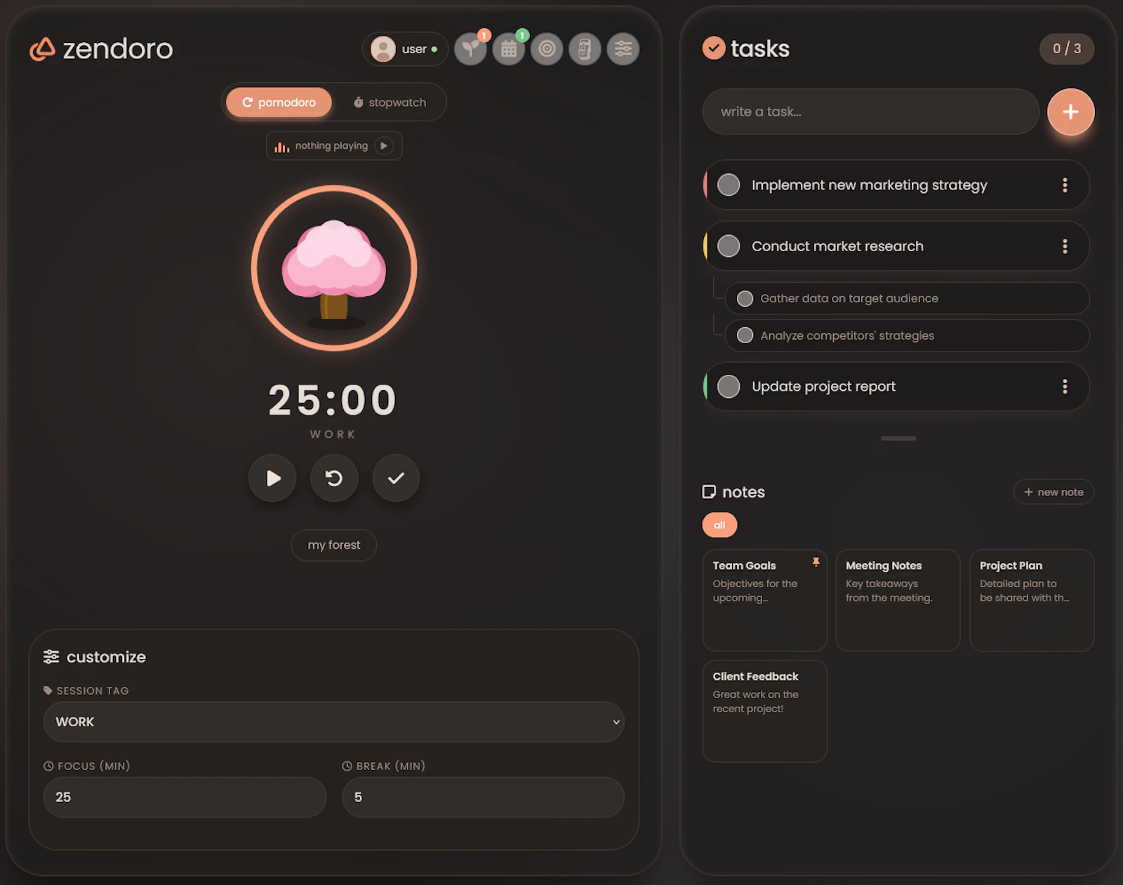 Zendoro screenshot 2