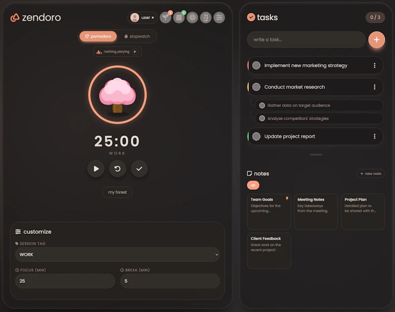 Zendoro screenshot 2