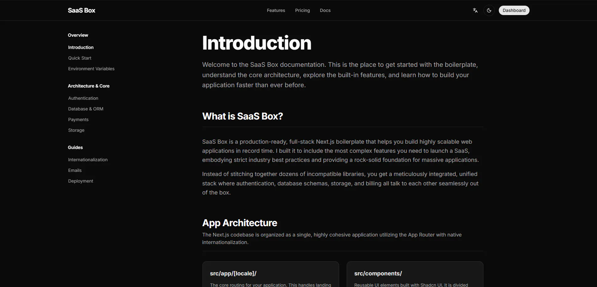 Saas-Box : NextJS Boilerplate gallery image