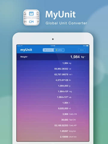 myUnit · Global Unit Converter gallery image