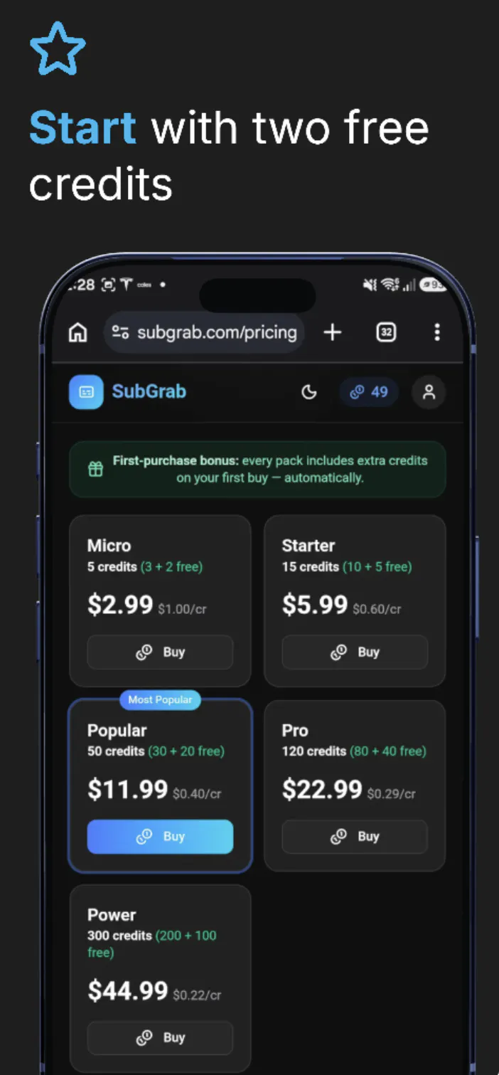 SubGrab gallery image