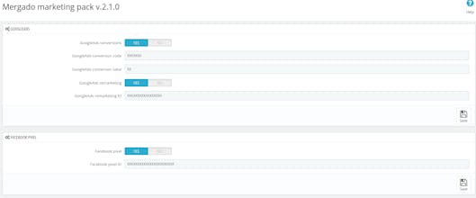 Mergado Pack module for PrestaShop gallery image