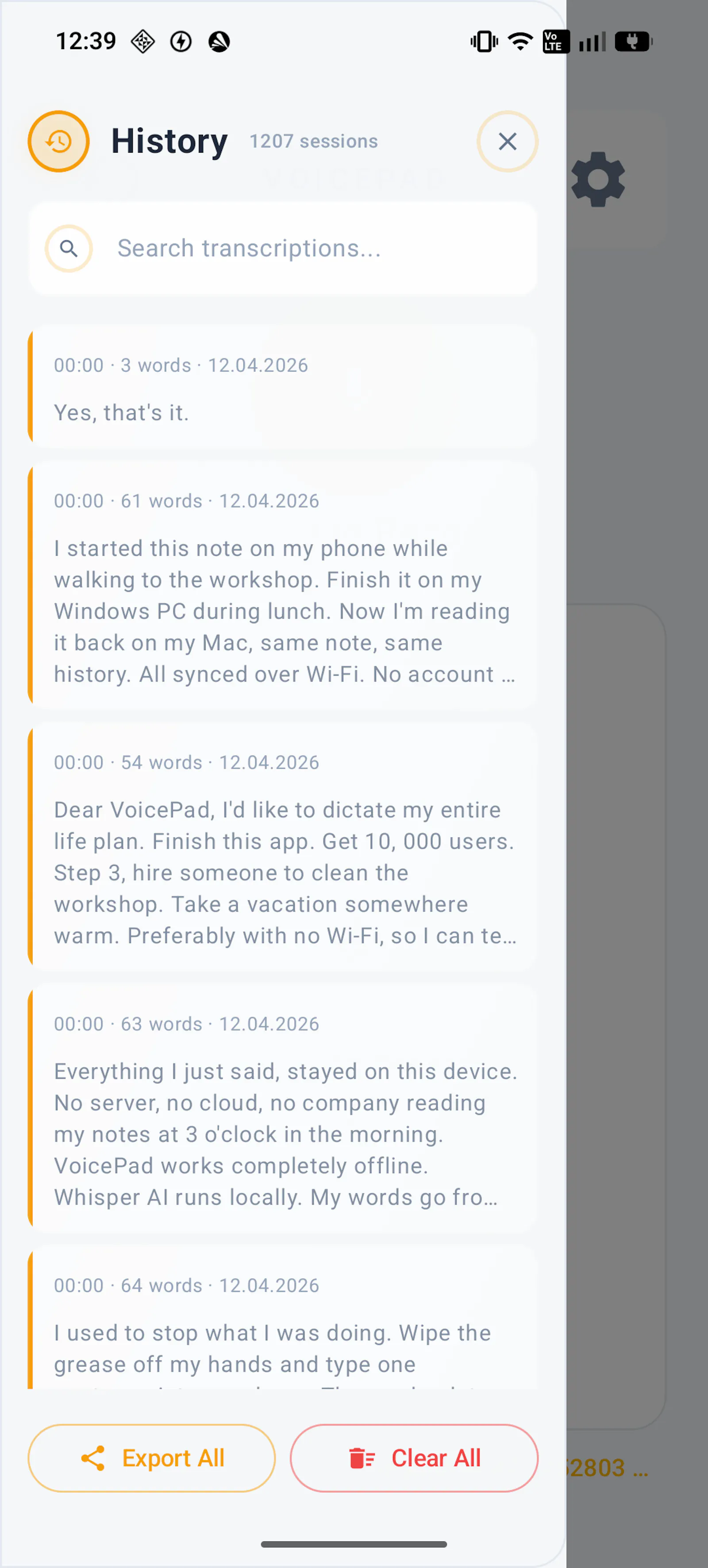 VoicePad AI screenshot 4