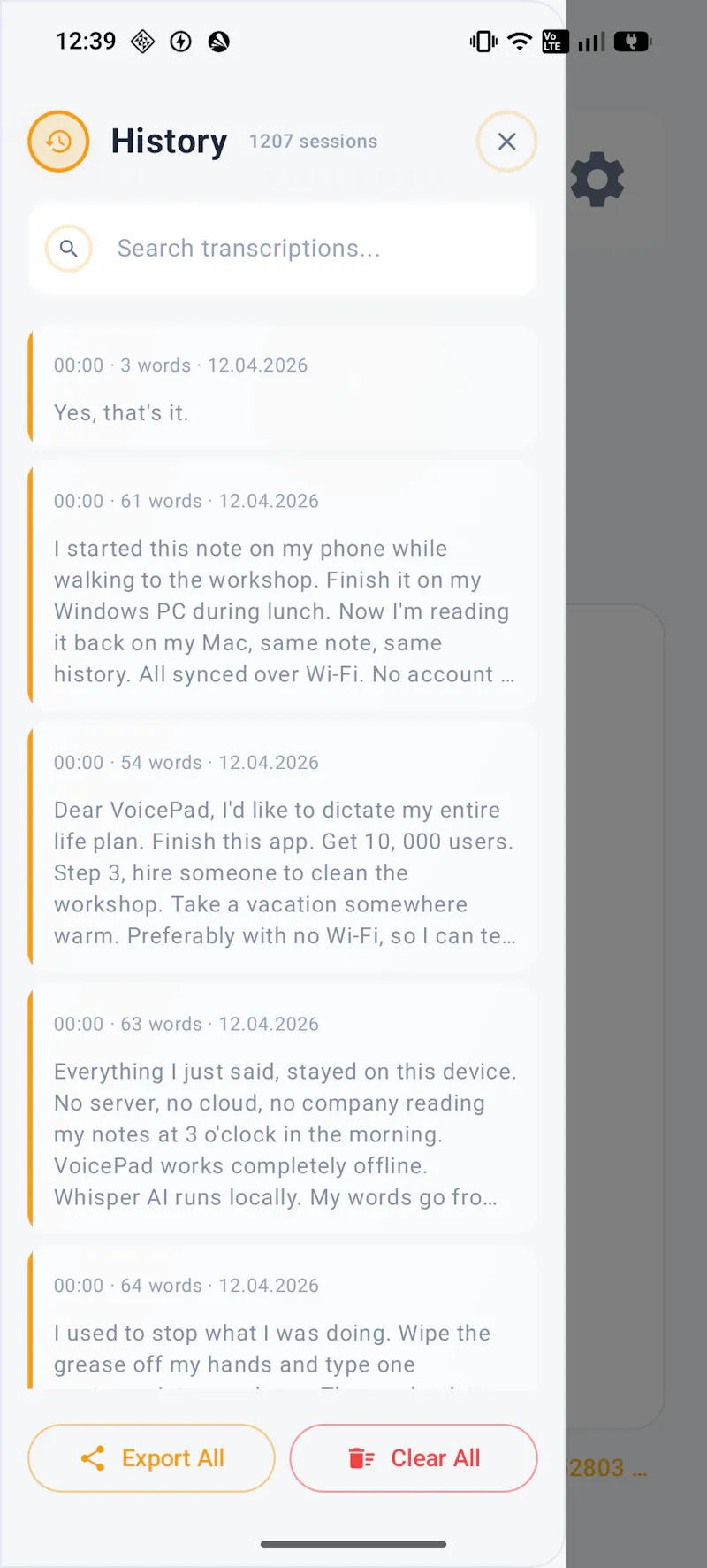 VoicePad AI screenshot 4
