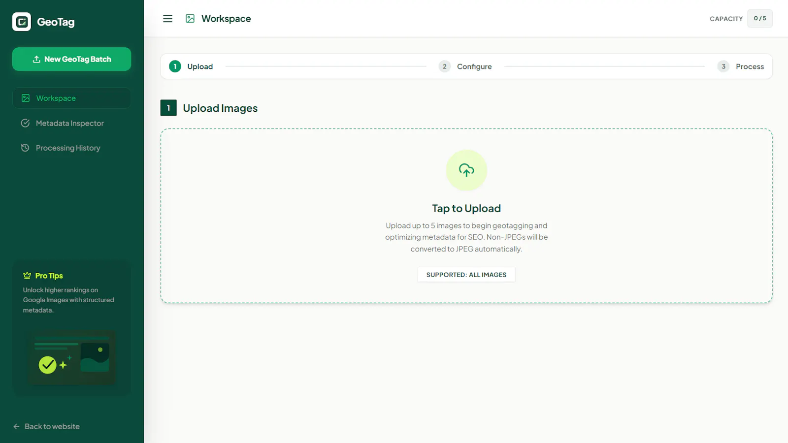 GeoTager screenshot 2