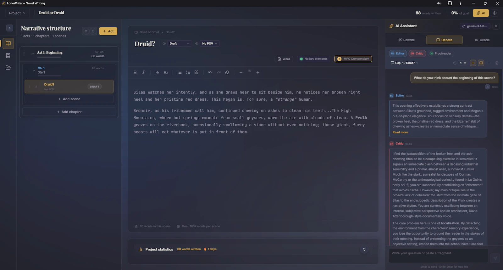 LoneWriter screenshot 7
