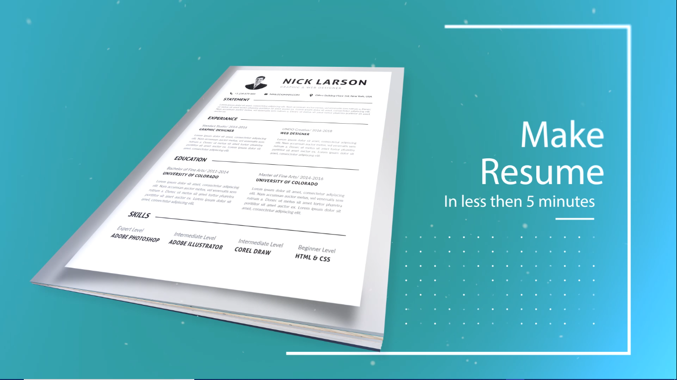 Create Resume - CV in less than 5 minutes (50+ Free Templates) gallery image