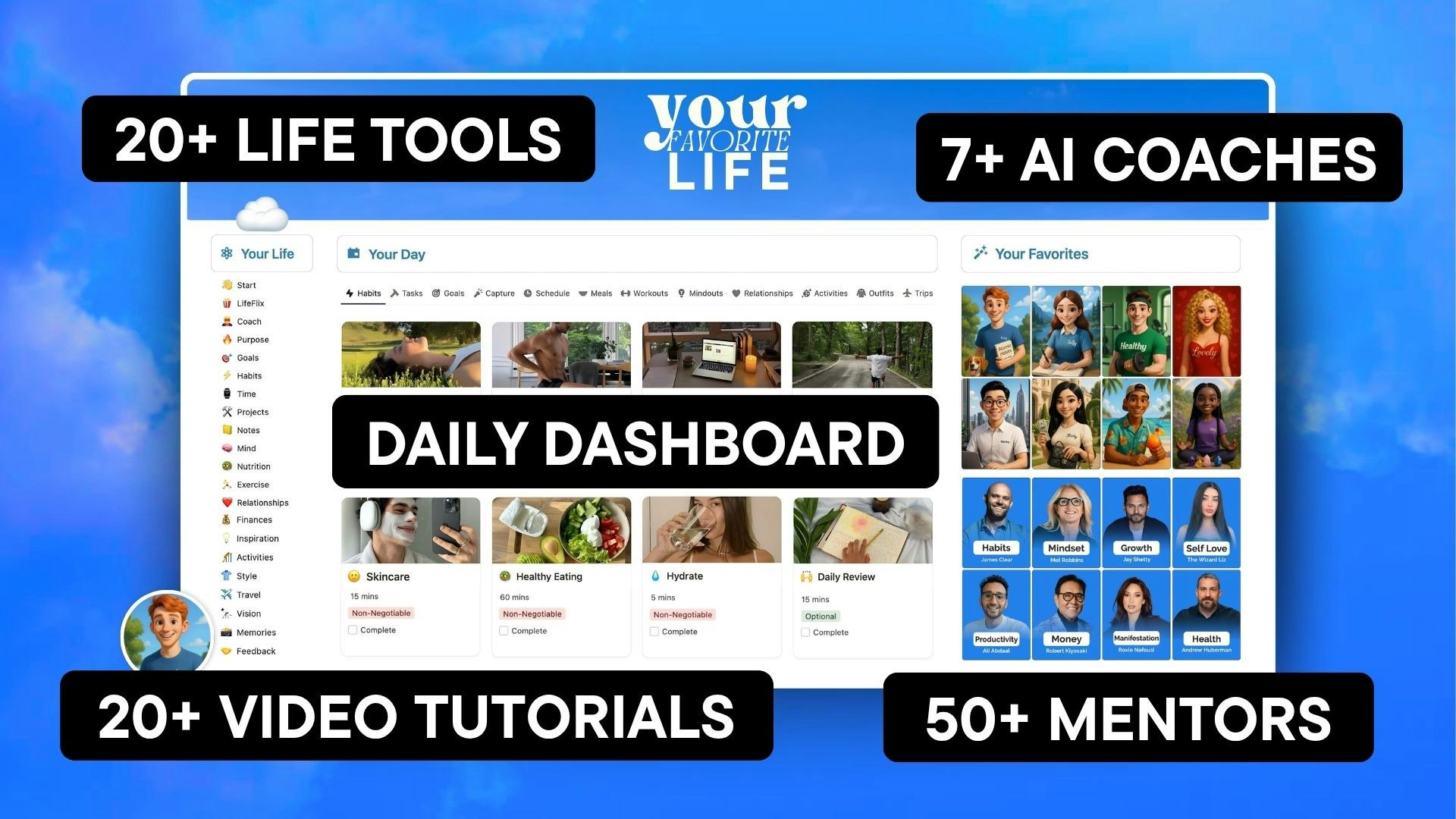 Your Favorite Life | Notion Life OS gallery image