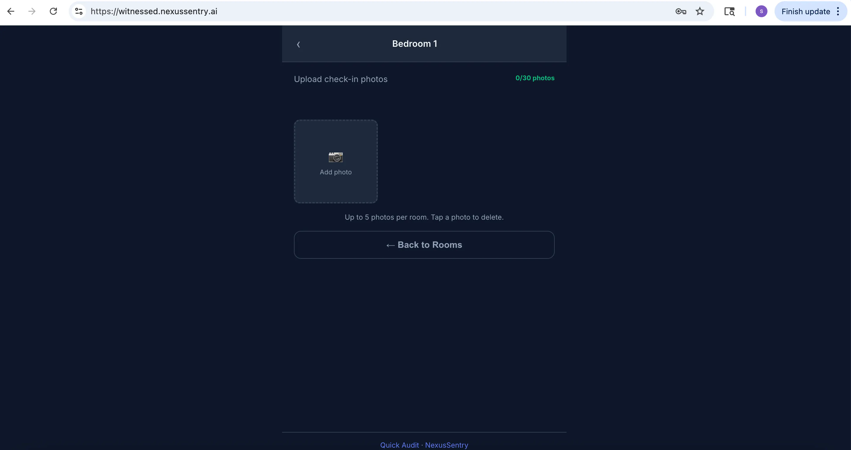Witnessed screenshot