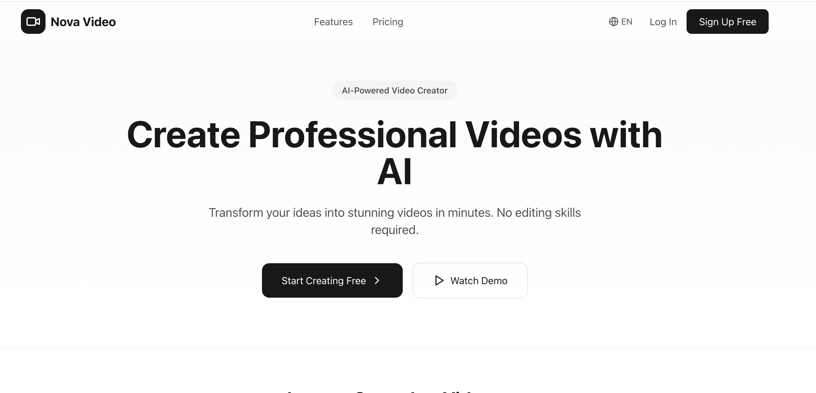 Nova Video gallery image