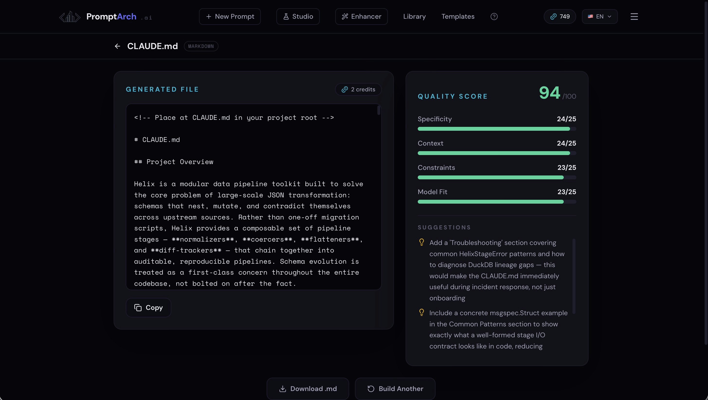 PromptArch gallery image
