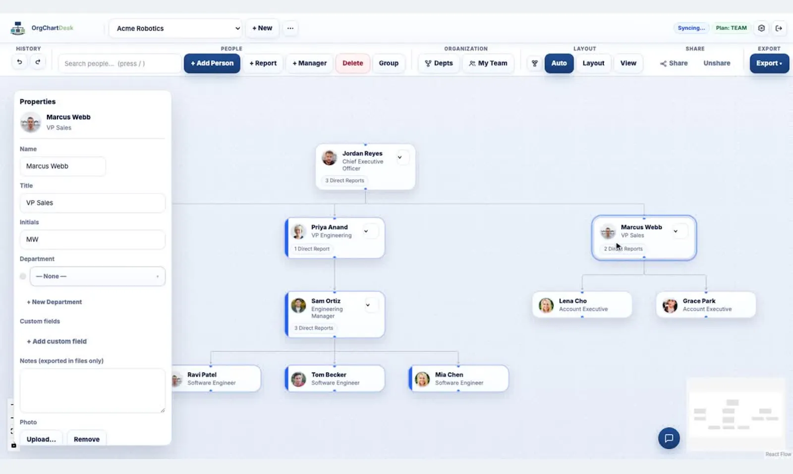 OrgChartDesk screenshot 5