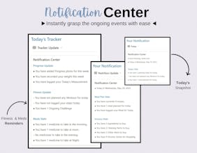 Ultimate Fitness Planner Notion Template gallery image