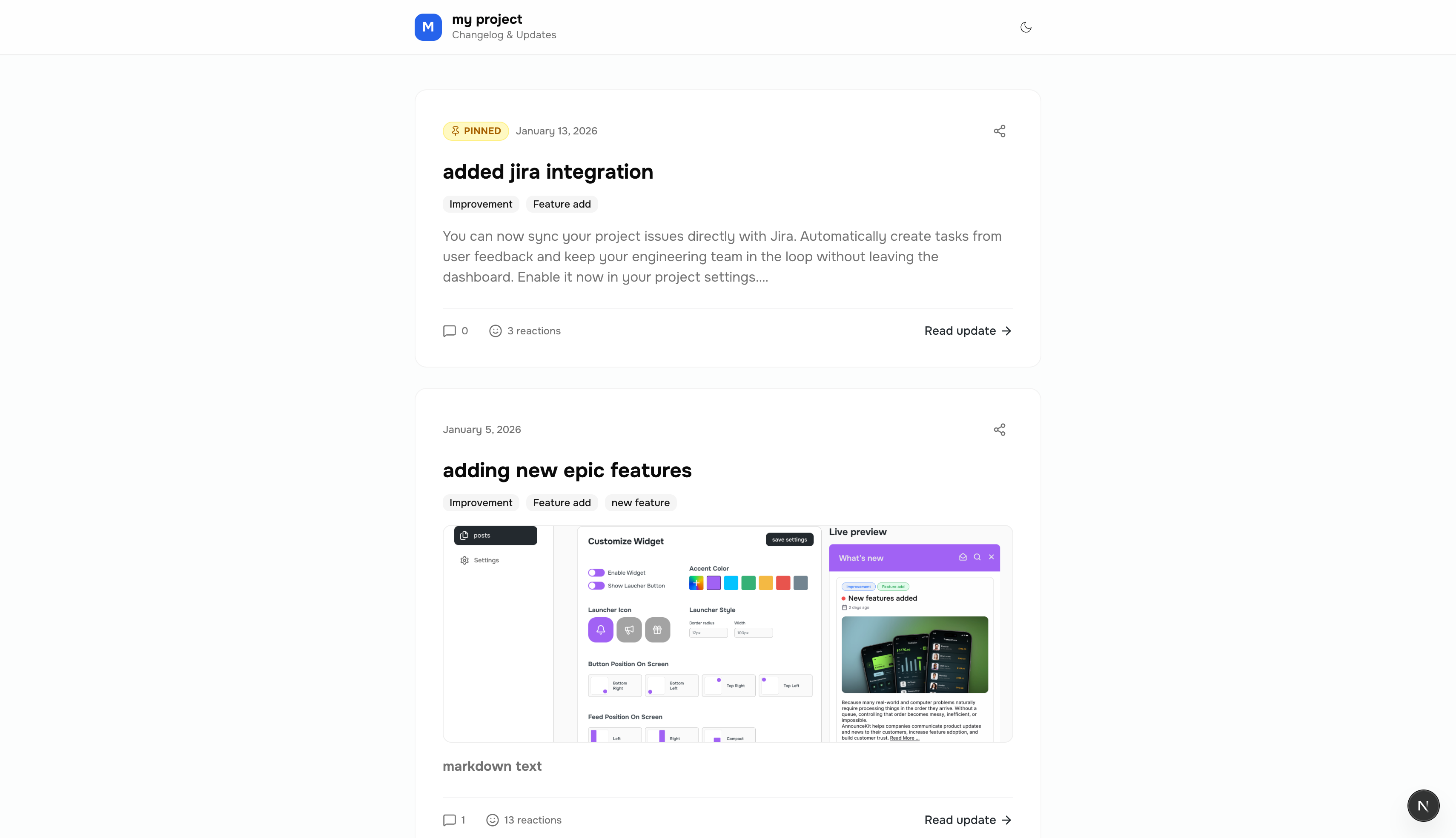 Announcify gallery image